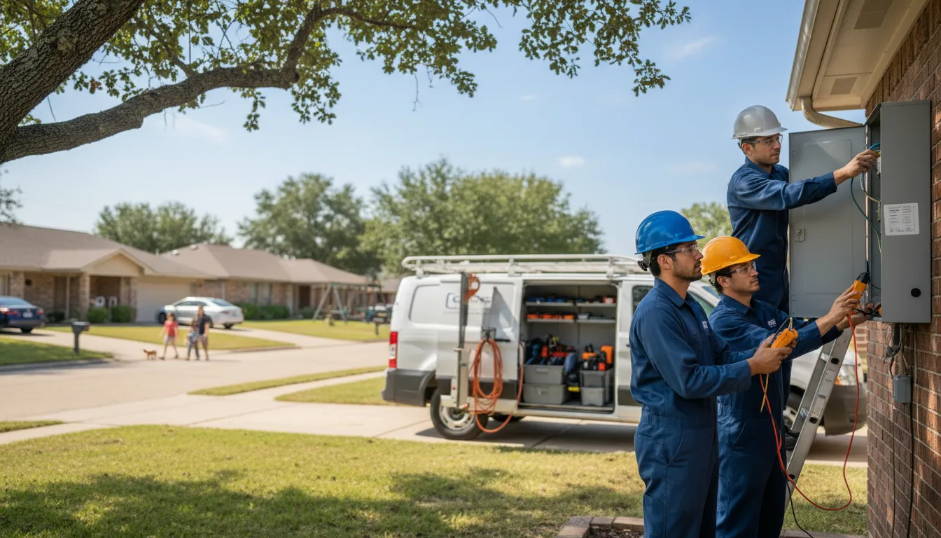 Certified electrician providing emergency electrical services in Melvin, IL